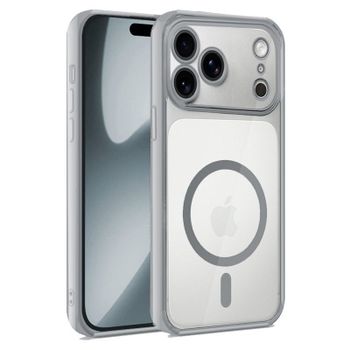 Carcasa COOL para iPhone 17 Pro Magnética Borde Plata