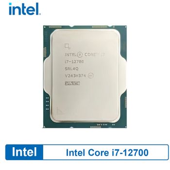 Procesador Intel Core i7-12700 para PC de Escritorio, LGA1700, 12 Núcleos, 20 Hilos, Sin Refrigerador