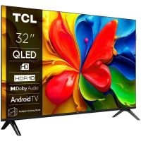 televisor tcl qled s4k 32 google tv hdr10 dolby audio wifi bluetooth va sin bisel