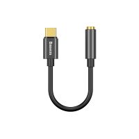 adaptador baseus catl54-01 type-c a 35mm negro alta fidelidad y compatibilidad universal
