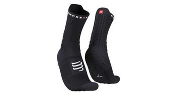 Par de calcetines compressport pro racing v4 0 trail black