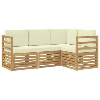 Conjunto De Sofás De Exterior 4 Uds. Vidaxl