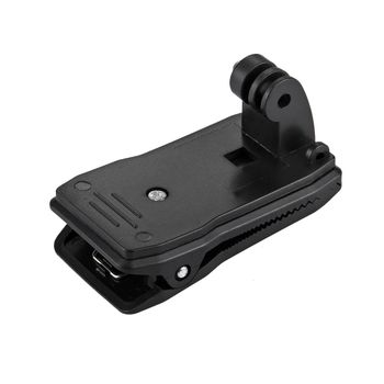 PULUZ Soporte de Liberación Rápida Giratorio 360 Grados para Mochila y Gorra, Compatible con GoPro/Insta360/DJI y Otras Cámaras de Acción