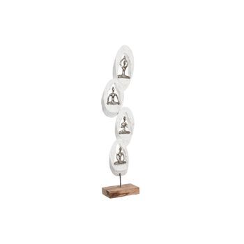 Figura Mango Aluminio 18x9x69 Yoga Blanco