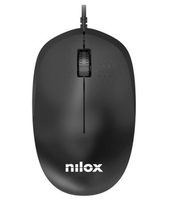rat n usb con cable negro - nilox