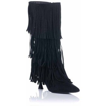 Jtb Botines Bota campera - Flecos para mujer