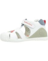 de biomecanics sandalias nino modelo 252118b color blanco