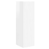 mueble de tv montado en la pared 30 x 31 x 100 cm brillante vidaxl