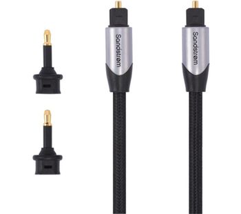 SANDSTROM AV Silver Series Digital Optical Cable - 2 m, Silver