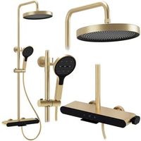 conjunto de ducha farel brush gold