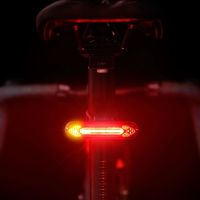 luz trasera recargable por usb para bicicleta luz trasera de advertencia luz de senalizacion inteligente inalambrica par