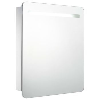 Mueble De Baño | Armario De Baño Con Espejo Led 68x9x80 Cm