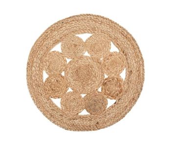 Salvamantel secret de gourmet marrón yute (ø 38 cm)