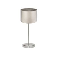 sobremesa tania 1xe14 niquelmadera gris 42x17x17 cm