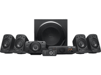 sistema de altavoces - logitech speakers z906 potencia total 5x 67 w  165 w alambrica certificacion thx 6 conexiones mando a distancia negro