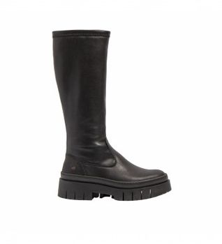 Art para mujer. 119561101003_001 Botas de piel 1956 Nappa negro (36), Plano, Cremallera, Casual