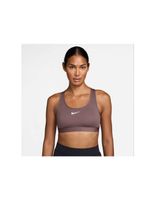 sujetador deportivo de fitness nike swoosh medium support bra mujer morado
