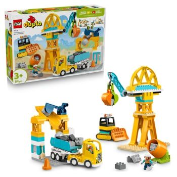 LEGO Duplo Obra-Vehículo construcción 3 en 1, Juego de construcción +3 años - 10476