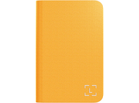 funda crypto wallet - ledger stax magnet shell nucleo de fibra vidrio con exterior tela imanes integrados naranja