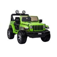 jeep - wrangler rubicon coche electrico infantil 12 voltiosmotor 4x45w 1 plazas