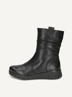 caprice bootie black made of leather without heel size 38