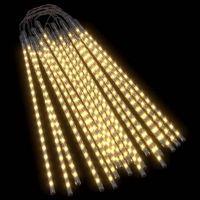 luces meteorito 20 uds blanco calido 720 led interior exterior vidaxl