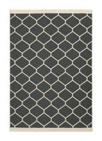 alfombra reversible skyla antracita 60x90 cm