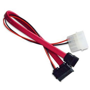 Cable Akasa AK-CB050 Molex 4-pin Rojo 0,2 m