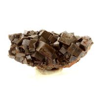 vanadinita - pierre natural de marruecos mibladen - vanadinitis crystal rouge brillante poderoso mineral de curacion  2050 ct - certificado de
