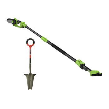 Motosierra 2en1 + Paquete Rootslayer - Venteo - Motosierra Eléctrica - Mango Telescópico