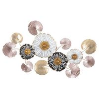panel decorativo 3d de metal multicolor 106x6x605 cm