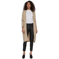 vila abrigo noos ril long cardigan - natural melange para mujer