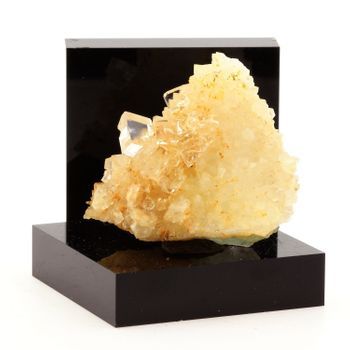 Fluoritis Blanca Y Verde + Cuarzo De Francia, Langanac, Haute -loire - Piedra Rara Con Certificado De Autenticidad | 146.8 Ct - 40 X 34 X 21 Mm