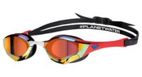 gafas de natacion arena cobra edge swipe mirror oro rojo