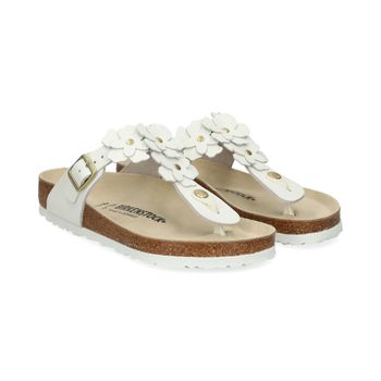 Birkenstock Sandalias Planas Mujer - Blanco Talla 37r