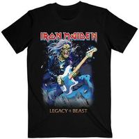 iron maiden camiseta manga larga eddie on bass para mujer