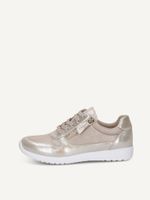 caprice sneaker beige made of leather and synthetic size 38