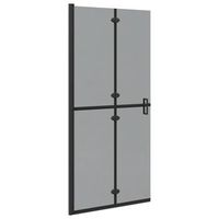 panel de ducha a ras de suelo negro 90 x 65 x 190 cm vidaxl