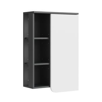 Mueble De Baño Karen 50 X 75 Cm Con Puerta Y Compartimentos Abiertos Vicco