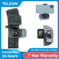 telesin-mochila magnetica con clip correa de hombro con rotacion de 360 grados para gopro hero insta360 dji accesorios para camara de accion