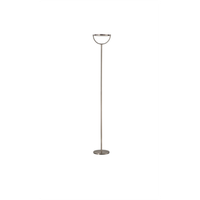 platon - lampara de pie led regulable de 30 w 3000 k 2968 lm 190 cm de alto interruptor de pedal de encendidoapagado - perenz - gris titanio