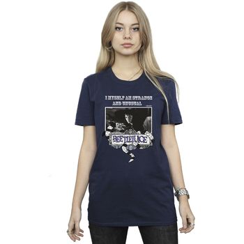 Beetlejuice Camiseta I Myself Am Strange And Unusual para mujer