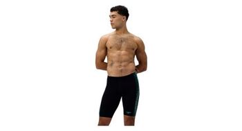 Speedo endurance  max tech panel jammer negro turquesa  hombre