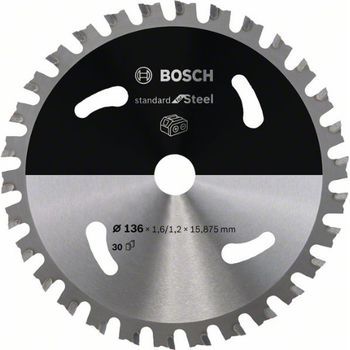 Hoja De Sierra Circular Pro Steel Cordless, 136 X 1,6 X 15,875 Mm