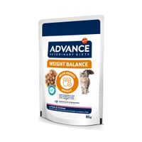 advance veterinary diets cat weight balance comida humeda para gatos - 24 x 85 g - pack ahorro