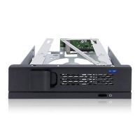 rack disco duro icy dock mb171sp-1b metalico para bahia 525 pulgadas