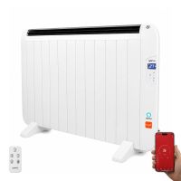 yoevu radiador electrico bajo consumo 12 elementos 2000w de pared o pie