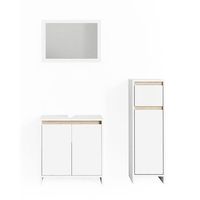 conjunto de muebles de bano emma 3 piezas vicco