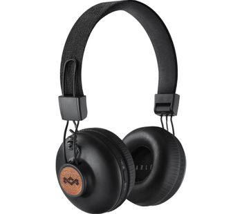 House Of Marley Positive Vibration 2 Wireless Bluetooth Headphones - Black, Black