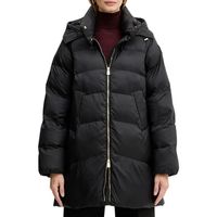 pinko abrigo de plumas 105720a2tf para mujer